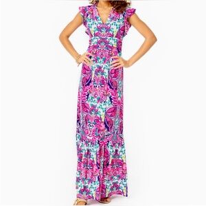 Lilly Pulitzer Adriann Maxi Dress - Size XS